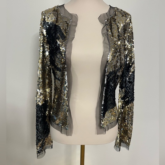 MaxAzria Collection Runway Sequin Jacket - Picture 5 of 12